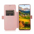 Push Window Double Buckle PU + Silicone Horizontal Flip Leather Case with Holder & Card Slot For Samsung Galaxy A32(Rose Gold) - 6
