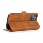 For iPhone 13 Retro Magnetic Closing Clasp Horizontal Flip Leather Case with Holder & Card Slots & Photo Frame & Wallet(Brown) - 6
