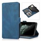 For iPhone 13 Pro Retro Magnetic Closing Clasp Horizontal Flip Leather Case with Holder & Card Slots & Photo Frame & Wallet (Navy Blue) - 1