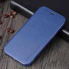 X-level Fib Color Series Ultra Thin PU + TPU Horizontal Flip Leather Case with Holder For iPhone 13(Blue) - 1
