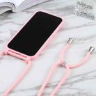 For iPhone 13 Pro Max Candy Colors TPU Protective Case with Lanyard (Pink) - 4