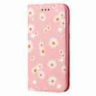 Glittering Daisy Magnetic Horizontal Flip Leather Case with Holder & Card Slots & Photo Frame For iPhone 13 Pro(Pink) - 2