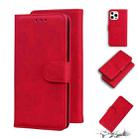 For iPhone 13 Pro Max Skin Feel Pure Color Horizontal Flip Leather Case with Holder & Card Slots & Wallet (Red) - 1