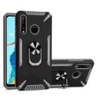 For Huawei P30 lite PC + TPU Protective Case with 360 Degrees Rotatable Ring Holder(Gray) - 1