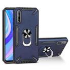 For Huawei Y8p PC + TPU Protective Case with 360 Degrees Rotatable Ring Holder(Royal Blue) - 1