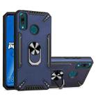 For Huawei Y9 2019 PC + TPU Protective Case with 360 Degrees Rotatable Ring Holder(Royal Blue) - 1