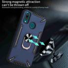 For Huawei Y9 2019 PC + TPU Protective Case with 360 Degrees Rotatable Ring Holder(Royal Blue) - 3