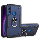 For Huawei Y9 Prime 2019 PC + TPU Protective Case with 360 Degrees Rotatable Ring Holder(Royal Blue) - 1