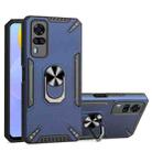 For vivo Y51 2020 December PC + TPU Protective Case with 360 Degrees Rotatable Ring Holder(Royal Blue) - 1