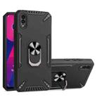 For vivo Y93 PC + TPU Protective Case with 360 Degrees Rotatable Ring Holder(Black) - 1