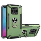 For Tecno Camon 16 Premier PC + TPU Protective Case with 360 Degrees Rotatable Ring Holder(Dark Green) - 1