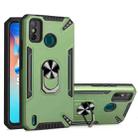 For Tecno Spark 6 Go PC + TPU Protective Case with 360 Degrees Rotatable Ring Holder(Dark Green) - 1