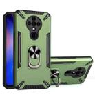 For Tecno Spark 6 PC + TPU Protective Case with 360 Degrees Rotatable Ring Holder(Dark Green) - 1