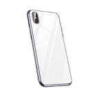 For iPhone X / XS SULADA Shockproof Ultra-thin TPU Protective Case(Purple) - 1