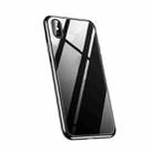 For iPhone XS Max SULADA Shockproof Ultra-thin TPU Protective Case(Black) - 1