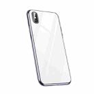 For iPhone XS Max SULADA Shockproof Ultra-thin TPU Protective Case(Purple) - 1