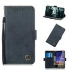 For Nokia 2.2 Retro Horizontal Flip PU Leather Case with Card Slots & Holder(Black) - 1