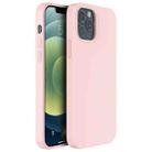 Mutural Yuemu Series Liquid Silicone Microfiber Protective Case For iPhone 13 Pro(Pink) - 1