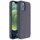 Mutural Yuemu Series Liquid Silicone Microfiber Protective Case For iPhone 13 Pro(Dark Blue) - 1