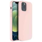 For iPhone 13 Pro Max Mutural Yuemu Series Liquid Silicone Microfiber Protective Case (Pink) - 1