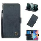 For Galaxy A20e / A10e Retro Horizontal Flip PU Leather Case with Card Slots & Holder(Black) - 1