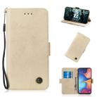 For Galaxy A20e / A10e Retro Horizontal Flip PU Leather Case with Card Slots & Holder(Gold) - 1