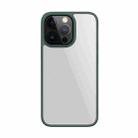 Mutural Jiantou Series Electroplating PC + Frosted TPU Shockproof Protective Case For iPhone 13 Pro(Green) - 1