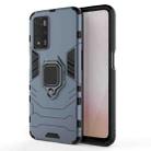 For OPPO A93s 5G Shockproof PC + TPU Protective Case with Magnetic Ring Holder(Navy Blue) - 1