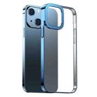 Baseus Glitter Plating PC Shockproof Protective Case For iPhone 13(Blue) - 1