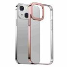 Baseus Glitter Plating PC Shockproof Protective Case For iPhone 13(Pink) - 1