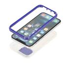 Sliding Camera Cover Design Shockproof TPU Frame + Clear PC Case For iPhone 13(Dark Blue) - 4