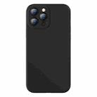 Baseus Liquid Silica Gel Protective Case For iPhone 13 Pro(Black) - 1