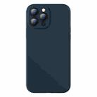 For iPhone 13 Pro Baseus Liquid Silica Gel Protective Case (Navy Blue) - 1