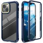 For iPhone 13 Pro Max C1 2 in 1 Shockproof TPU + PC Protective Case with PET Screen Protector (Navy Blue) - 1