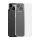 For iPhone 13 Baseus Frosted Glass + TPU Shockproof Protective Case(Transparent) - 1