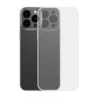 For iPhone 13 Pro Baseus Frosted Glass + TPU Shockproof Protective Case (Transparent) - 1