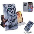 For iPhone 13 Pro Max Coloured Drawing Horizontal Flip Leather Case, with Holder & Card Slots & Wallet (Tiger) - 1