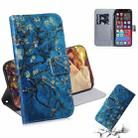 For iPhone 13 Pro Max Coloured Drawing Horizontal Flip Leather Case, with Holder & Card Slots & Wallet (Apricot Flower) - 1