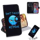 For iPhone 13 Pro Max Coloured Drawing Horizontal Flip Leather Case, with Holder & Card Slots & Wallet (Anger) - 1