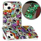 For iPhone 13 mini Luminous TPU Soft Protective Case (Rubbish) - 1