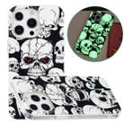 For iPhone 13 Pro Luminous TPU Soft Protective Case (Skull) - 1
