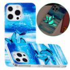 For iPhone 13 Pro Luminous TPU Soft Protective Case (Butterflies) - 1