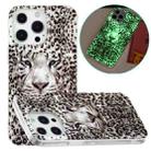 For iPhone 13 Pro Luminous TPU Soft Protective Case (Leopard Tiger) - 1