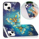 For iPhone 13 Electroplating TPU Protective Case(Butterflies) - 1