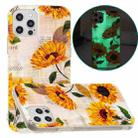 For iPhone 13 Pro Luminous TPU Pattern Soft Protective Case (Sunflower) - 1