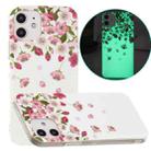 For iPhone 12 / 12 Pro Luminous TPU Pattern Soft Protective Case(Cherry Blossoms) - 1