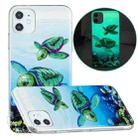 For iPhone 11 Luminous TPU Pattern Soft Protective Case (Sea Turtle) - 1