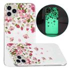 For iPhone 11 Pro Luminous TPU Pattern Soft Protective Case (Cherry Blossoms) - 1