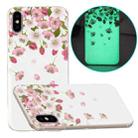 Luminous TPU Pattern Soft Protective Case For iPhone XS Max(Cherry Blossoms) - 1