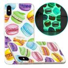 Luminous TPU Pattern Soft Protective Case For iPhone XS Max(Hamburger) - 1